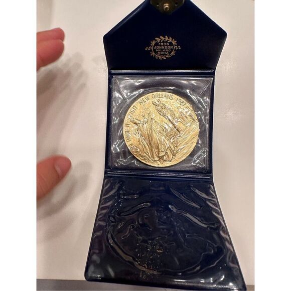 Official VATICAN Issue POPE JOHN PAUL II Visit to New Orleans LA 1987 MADE ITALY - Picture 2 of 5